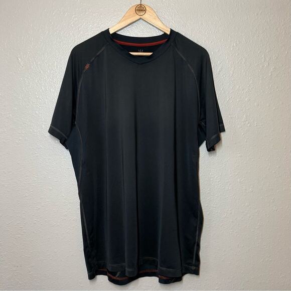 Rhone Men’s AG47 Silver Tech Short Sleeve Shirt Gray Athletic Fitness Size 2XL - Picture 2 of 8